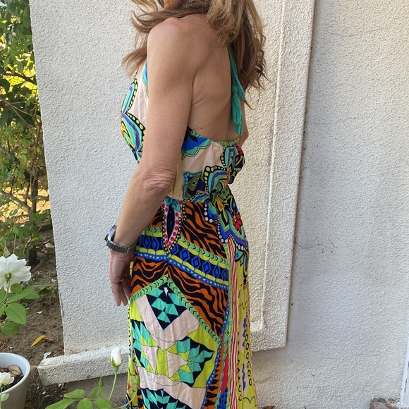 Anthropologie Flying Tomato vibrant colored beautiful bohemian style dress. - Picture 8 of 13